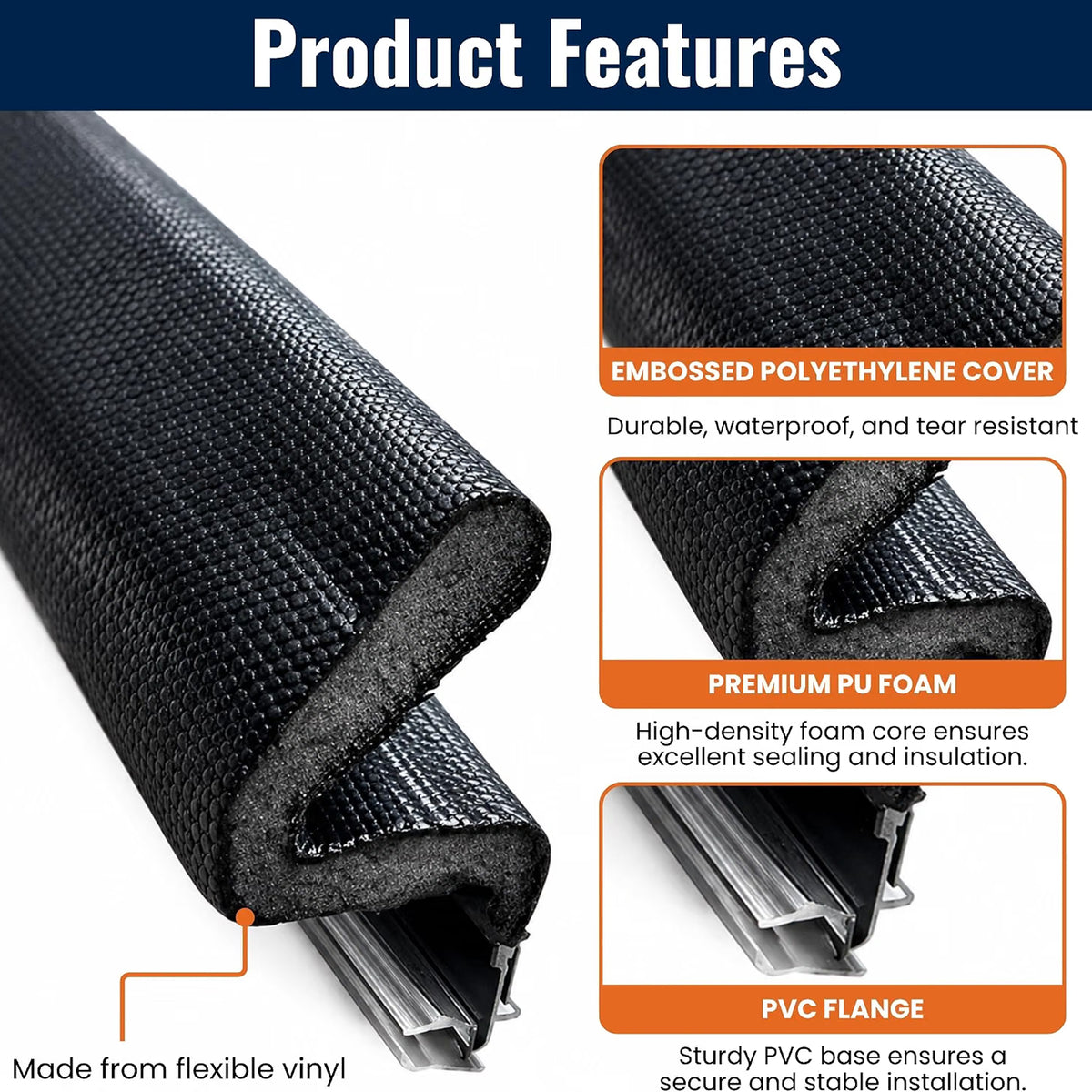 Kerf Door Weatherseal – Secure Protection Against Drafts, Wind, Rain & Noise