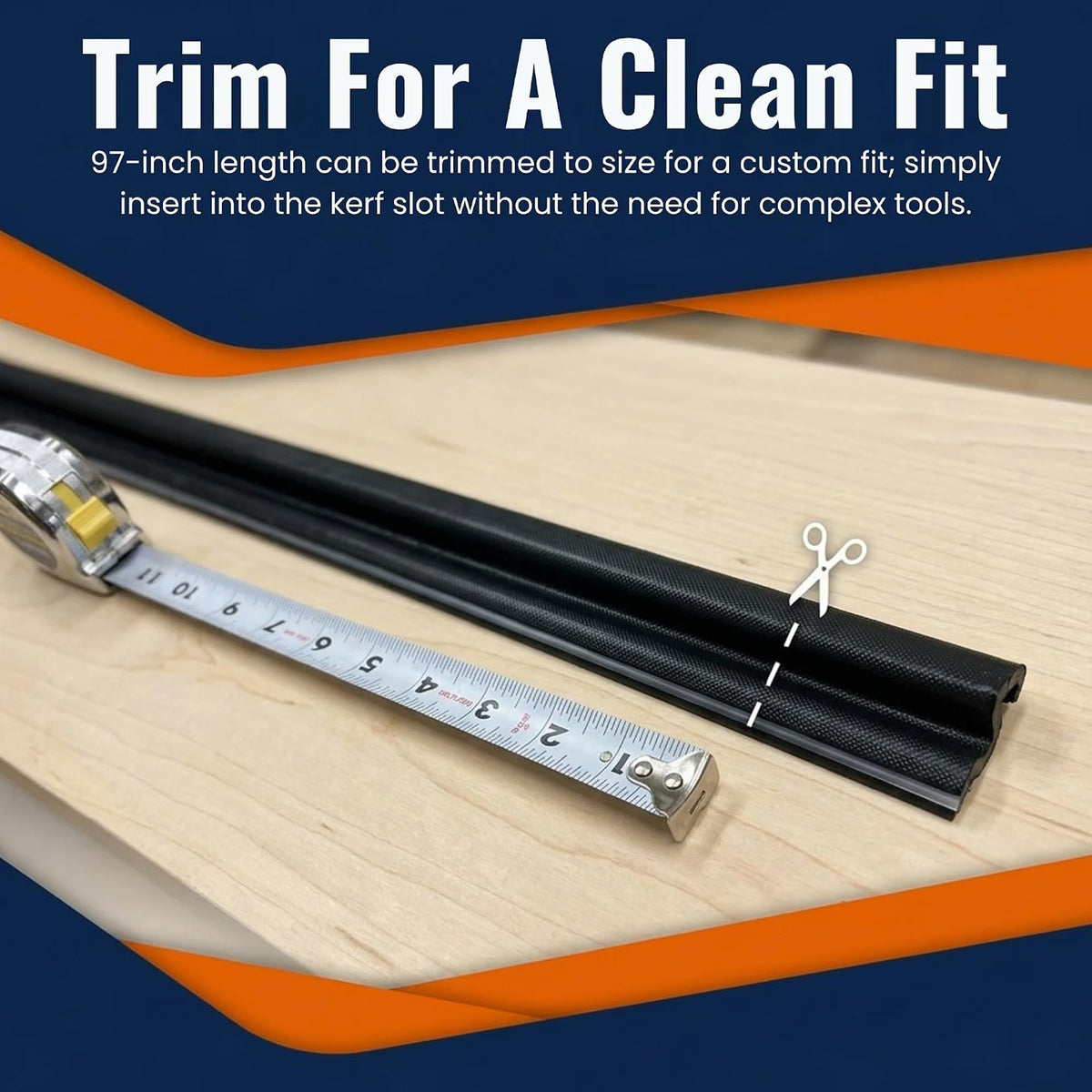 Kerf Door Weatherseal – Secure Protection Against Drafts, Wind, Rain & Noise