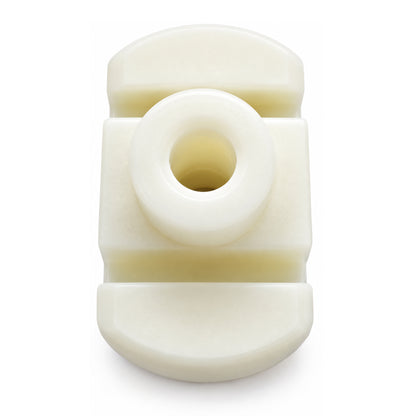 Nylon Drawer Guide 37/64" x 9/16" with 5/16" Top Opening – White, 4 Pack