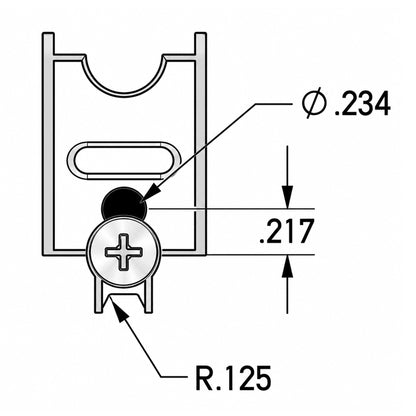 Sliding Glass Door Roller – 1-1/4" Ball Bearing Adjustable Zinc-Plated Replacement