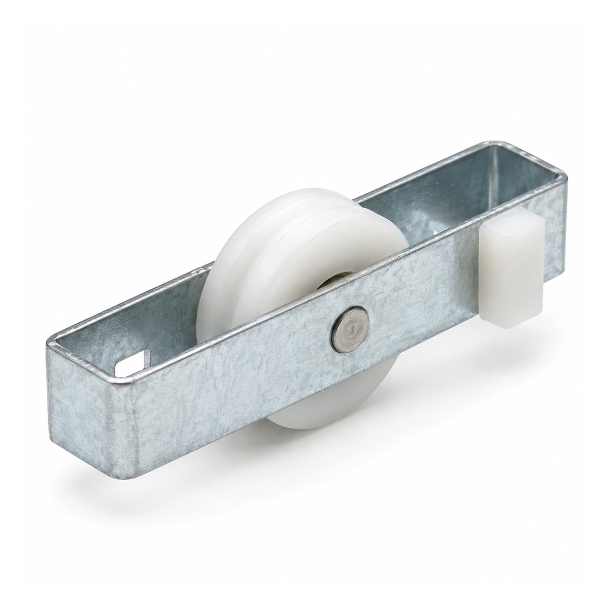 Sliding Window Roller Assembly – 5/8" Nylon Wheel, 1-1/2" Metal Housing – 2 Pack