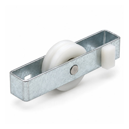 Sliding Window Roller Assembly – 5/8" Nylon Wheel, 1-1/2" Metal Housing – 2 Pack