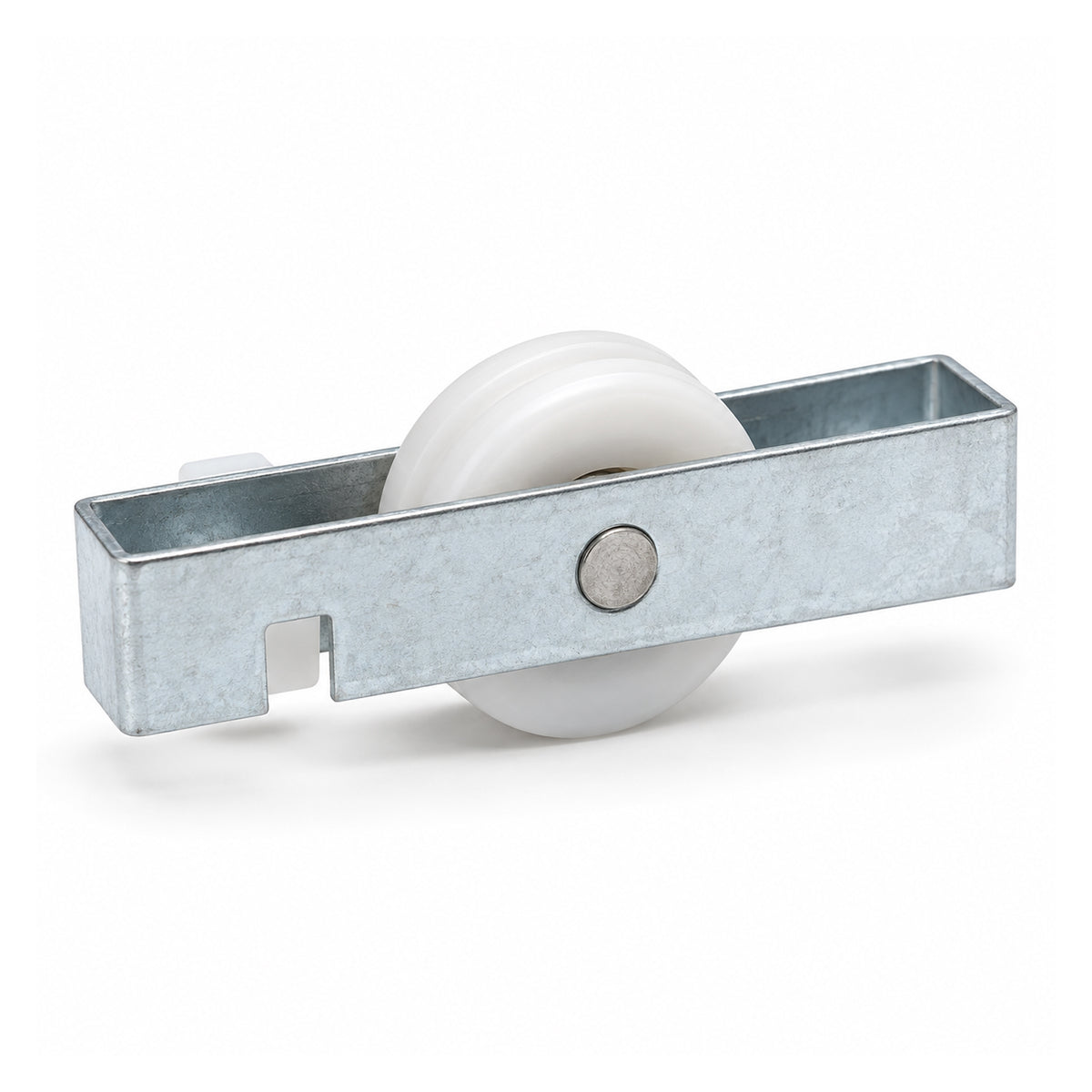 Sliding Window Roller Assembly – 5/8" Nylon Wheel, 1-1/2" Metal Housing – 2 Pack