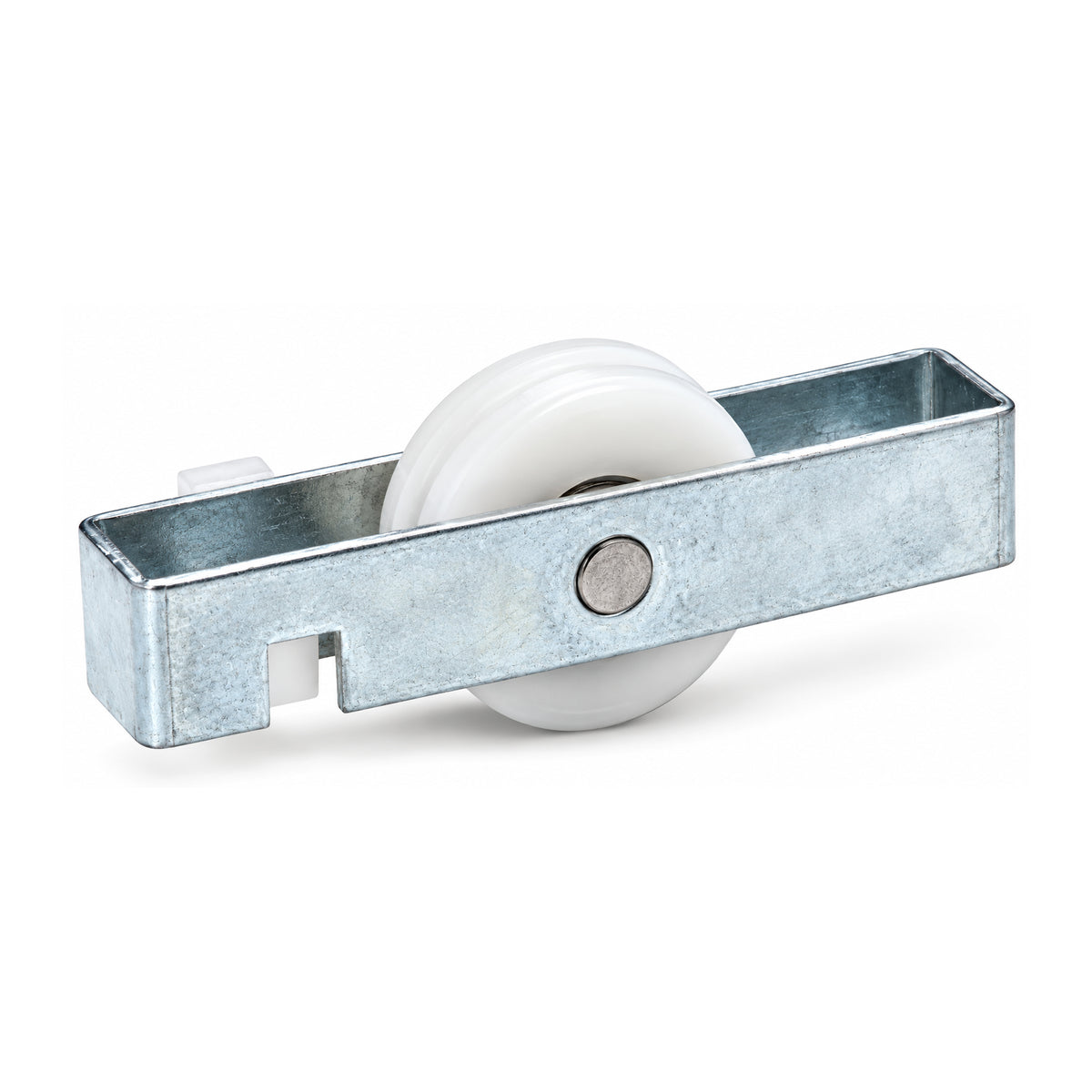 Sliding Window Roller Assembly – 5/8" Nylon Wheel, 1-1/2" Metal Housing – 2 Pack