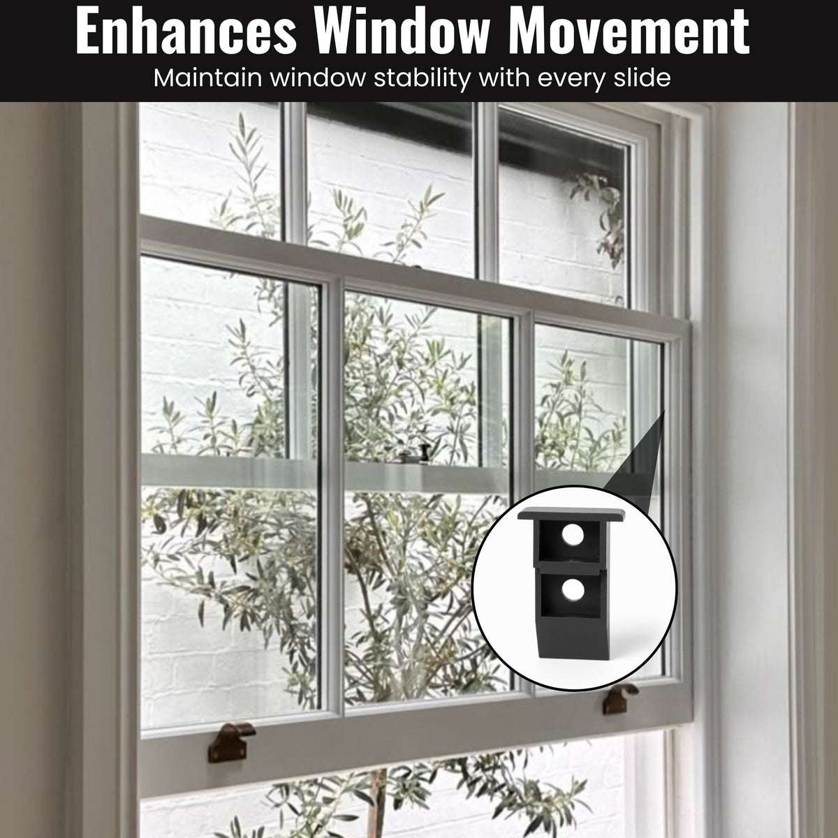 Nylon Window Sash Cam Replacements for Channel Balances – Black or White, 2-Pack & 10-Pack