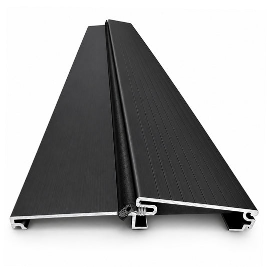36" Adjustable Exterior Swing Door Threshold 4-9/16" Aluminum – Mill or Black