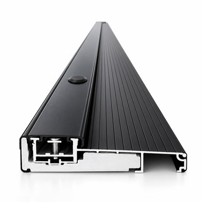 32", 36", 48", 60", 72" Length x 4-9/16" W x 1-3/8" H Adjustable Black Aluminum Door Threshold