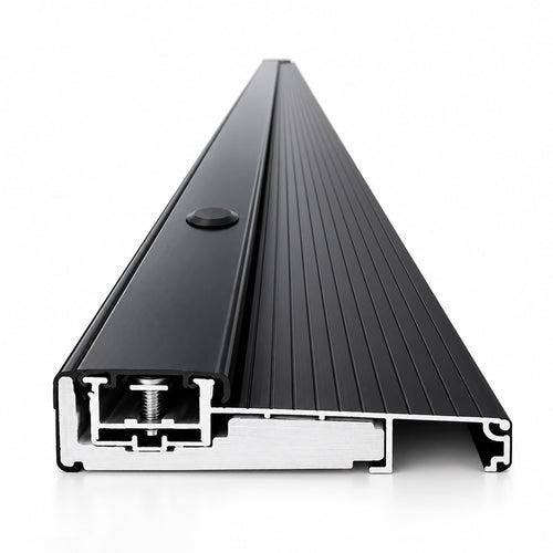 32", 36", 48", 60", 72" Length x 4-9/16" W x 1-3/8" H Adjustable Black Aluminum Door Threshold