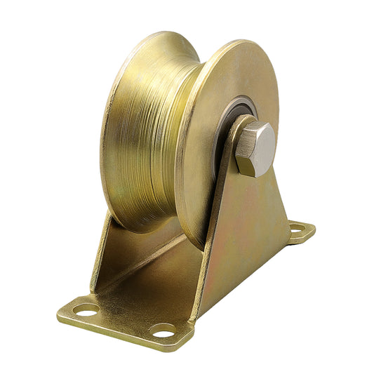 U-Groove Sliding Gate Wheels – 2" Stainless Steel Heavy-Duty Rollers, 660 LB – 8 Pack