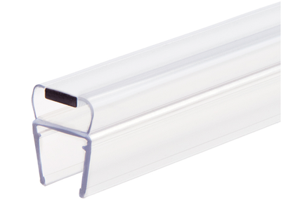 KC Hardware Magnetic Shower Door Seal Set of 2 for 3/8" Glass, 135°, 95"