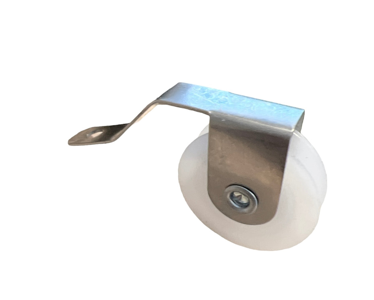 Nylon Screen Door Tension Rollers with Stainless Steel Spring, 1" diameter