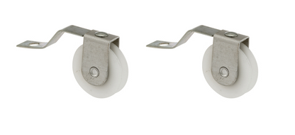 Nylon Screen Door Tension Rollers with Stainless Steel Spring, 1" diameter